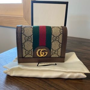 Reserved* Authentic Gucci Ophidia Card Case Wallet